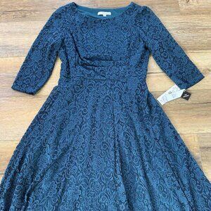 Teal Lace Dress